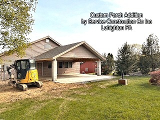Additions - Concrete Patio With Roof - Lehighton, PA by Service Construction Co Inc.