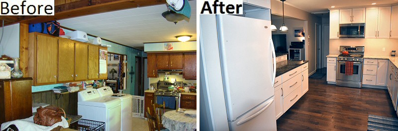 Before And After Kitchen Remodeling Pictures Lehigh Valley Poconos Pennsylvania