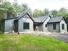 Custom single story home with a walk out basement and a detached 3 vehicle garage. Lehighton Poconos Area PA